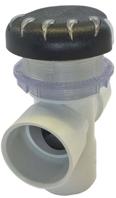 Arctic Spas JET-109420 Valve, Large Water Diverter, Complete Assembly, Black & Clear Bearclaw