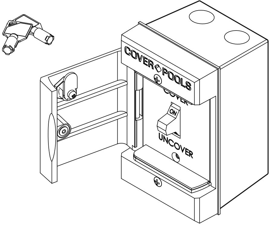Cover-Pools 050504 Toggle Switch 2 Assembly