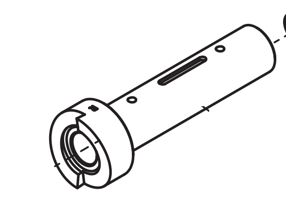 Cover-Pools 160028 Ratchet Sleeve Single Dog Deck Left/Recessed Right