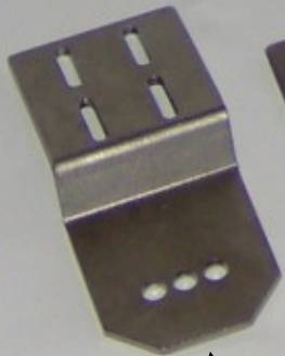 Aquamatic 1030P 1" Step Bracket For 3" Leading Edge Bar for Top Track