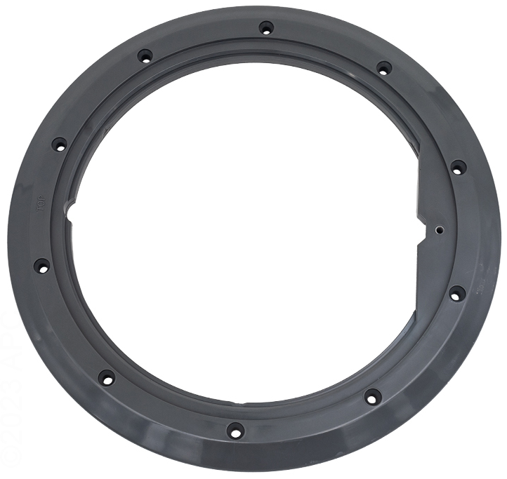 Hayward SPX0507A1DGR Dark Gray ABS Plastic Front Frame Ring Replacement for Hayward 10 Hole Light Rings