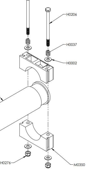 Coverstar M0350 CS1800 NME Brake Block