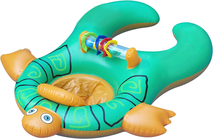 Swimline 90251 Me & You Baby Seat - Turtle Inflatable Float