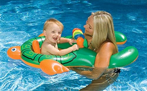 Swimline 90251 Me & You Baby Seat - Turtle Inflatable Float