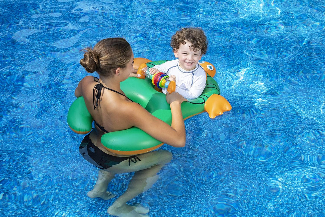 Swimline 90251 Me & You Baby Seat - Turtle Inflatable Float