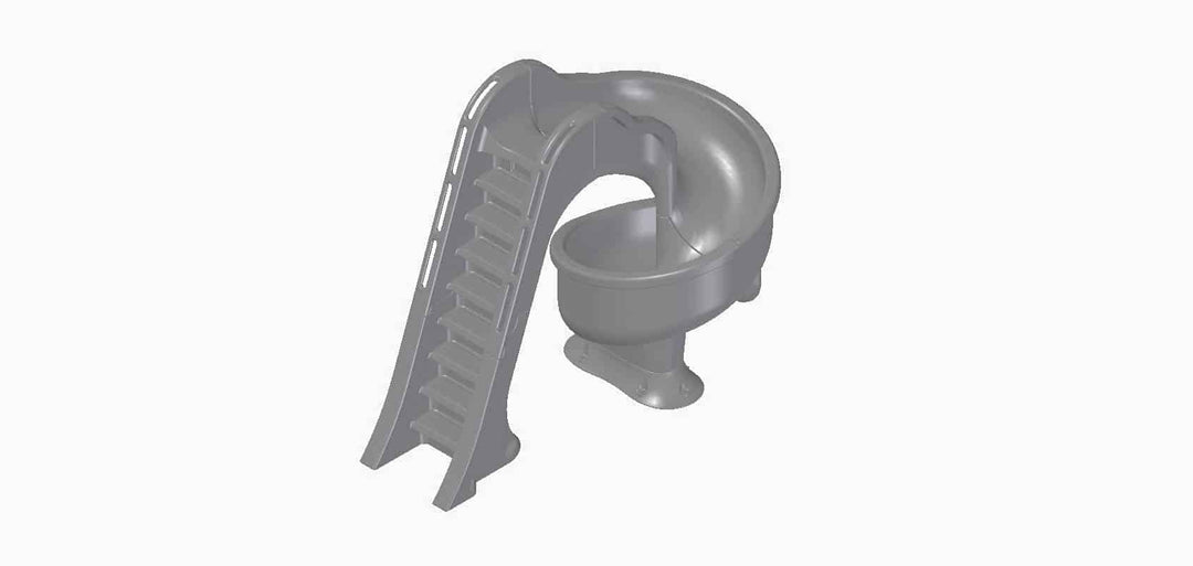 Global Pool Products Tsunami Pool Slide