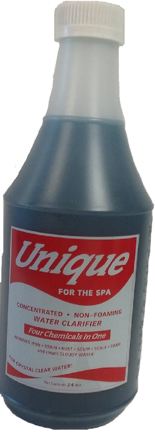 Lynde Unique, Concentrated 4-in-1 Water Clarifier, Spa-Sized 24oz Btl