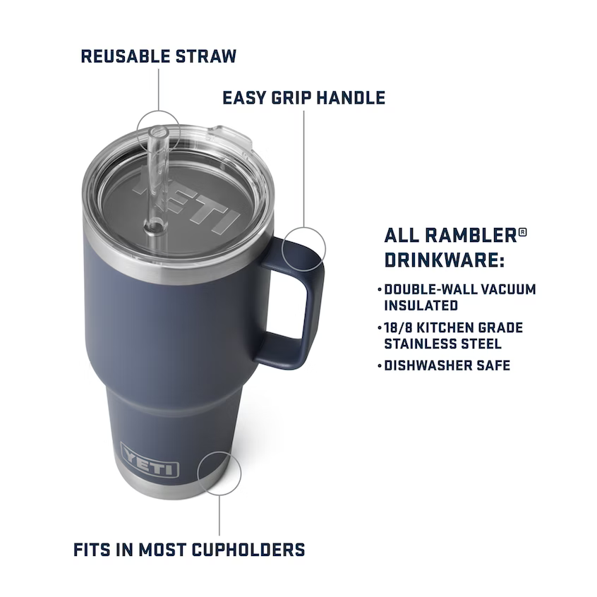 YETI Rambler 35oz Straw Mug