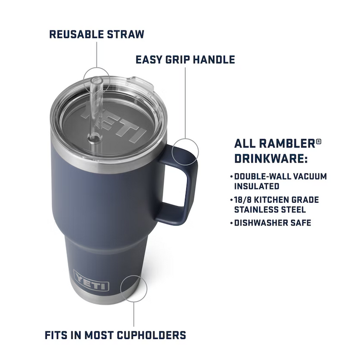 YETI Rambler 35oz Straw Mug