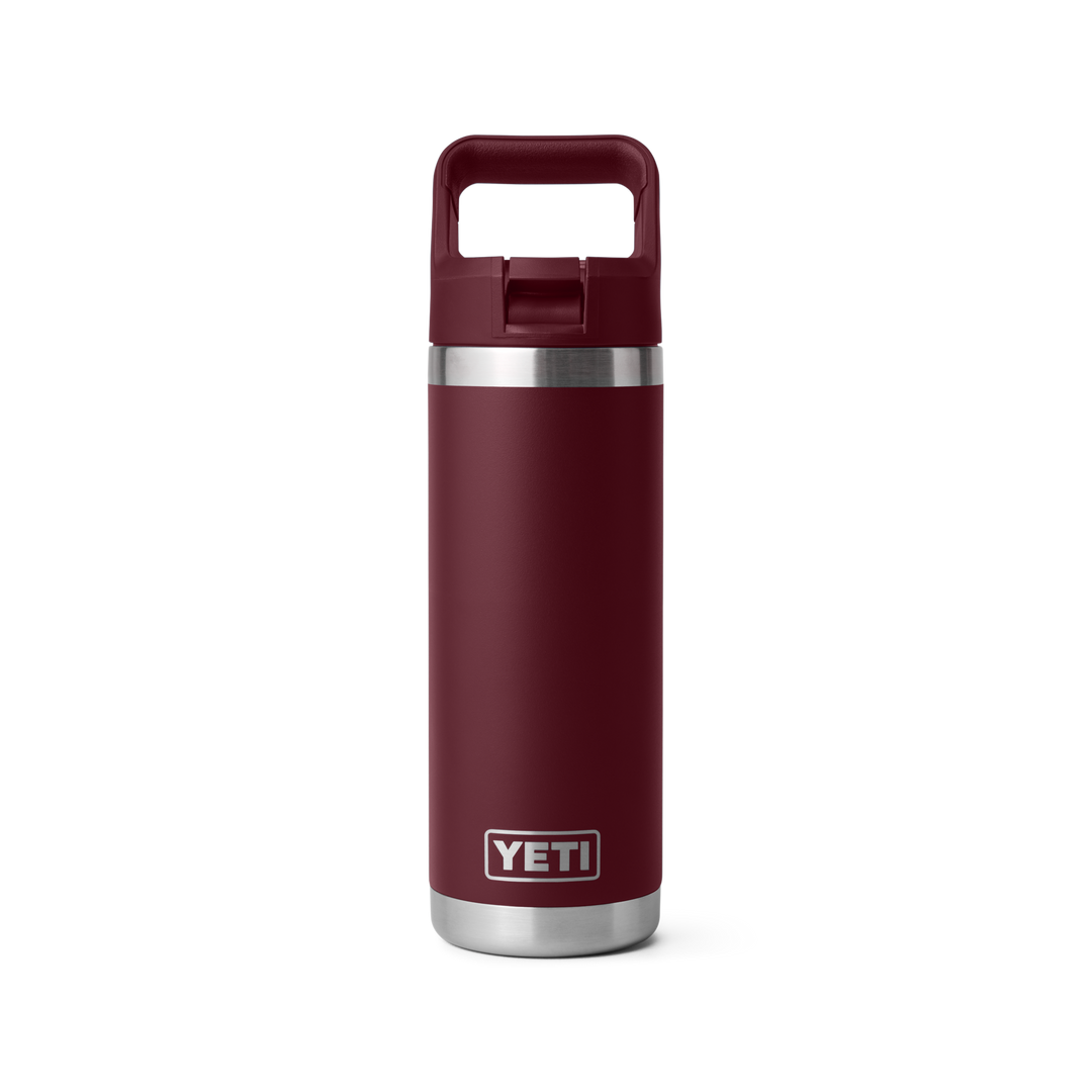 YETI Rambler Bottle 18oz w/ Color Straw Cap