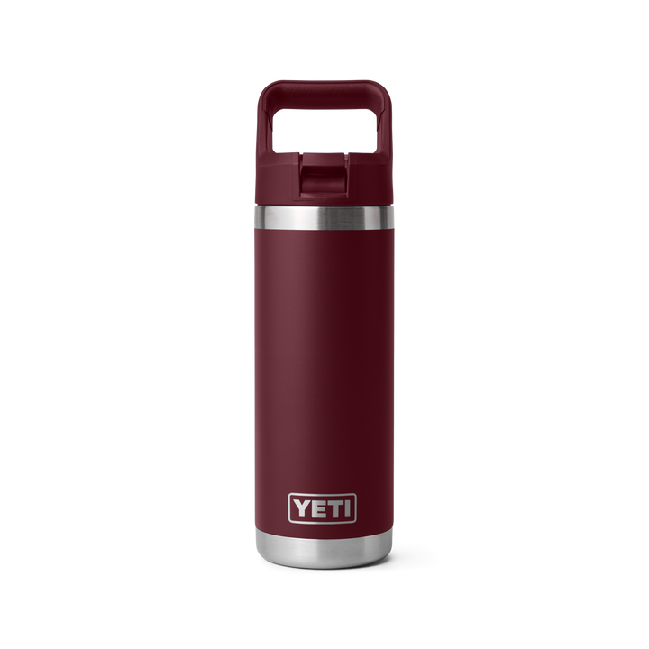 YETI Rambler Bottle 18oz w/ Color Straw Cap