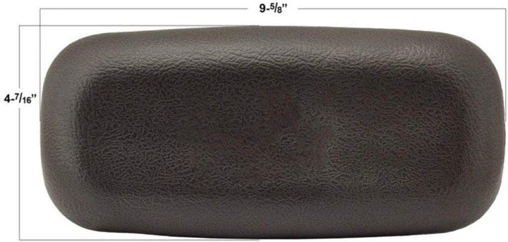 Master Spas X540720 Charcoal Flat Pillow, Two Pin Connection, 9.5"x4-3/8",1-1/8" Thick