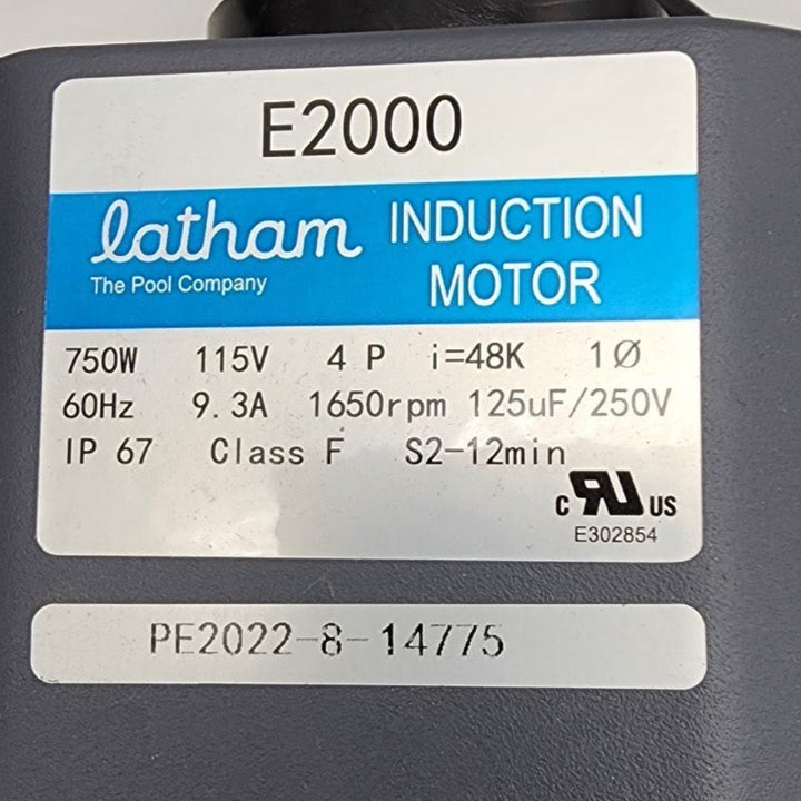 E1088  -  Coverstar Bison Electric Auto Cover Motor (E2000 115V Latham Sealed Ss Motor)