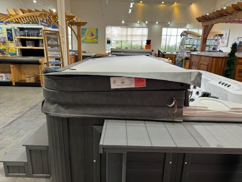 Custom Built 91x91" Grey Hot Tub Cover