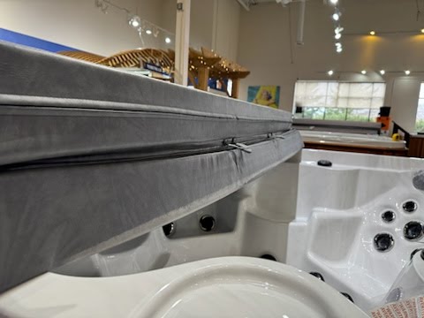 Custom Built 91x91" Grey Hot Tub Cover