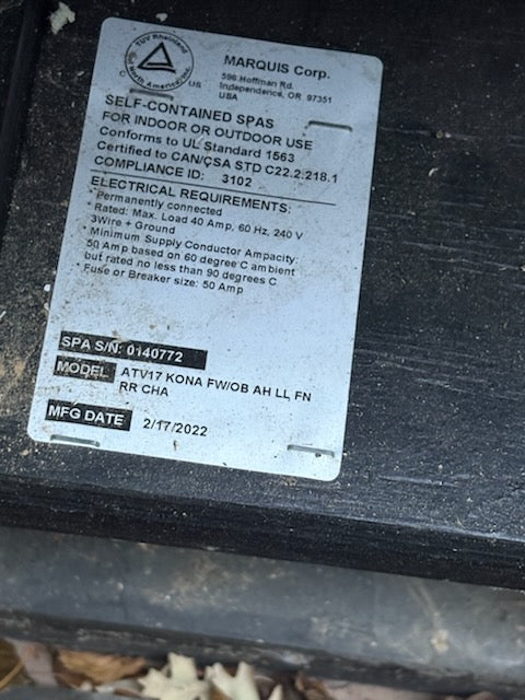 Used 2022 Marquis ATV-17 Sport Swim Spa