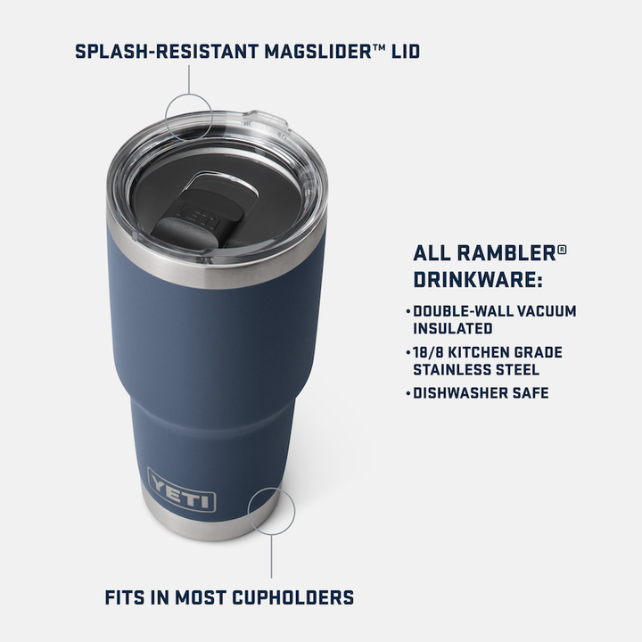 YETI Rambler 30 oz W/MagSlider Lid