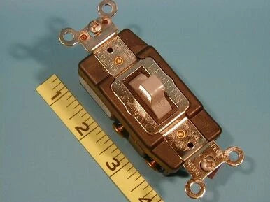 Coverstar Central E1040 3 Wire Lever Switch - Durable Switch Only (No Cover) by Leviton