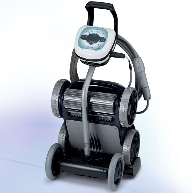 Easy to store: ALPHA iQ+ on its premium caddy