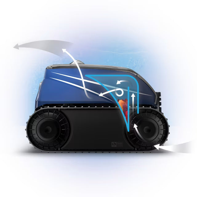 Polaris FEPIC8642IQ Epic 8642 IQ Robotic Pool Cleaner <=50' Pools - 2 Year Warranty - Includes Rolling Caddy