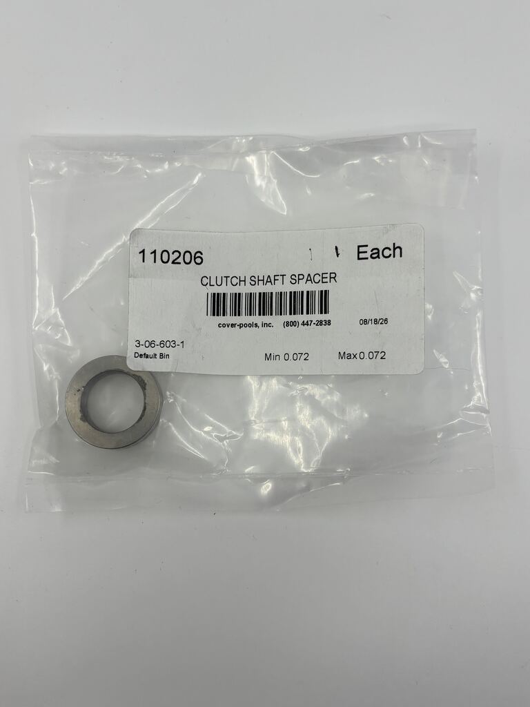 Cover-Pools 110206 Clutch Shaft Spacer for Pool Covers - Durable & Easy to Install