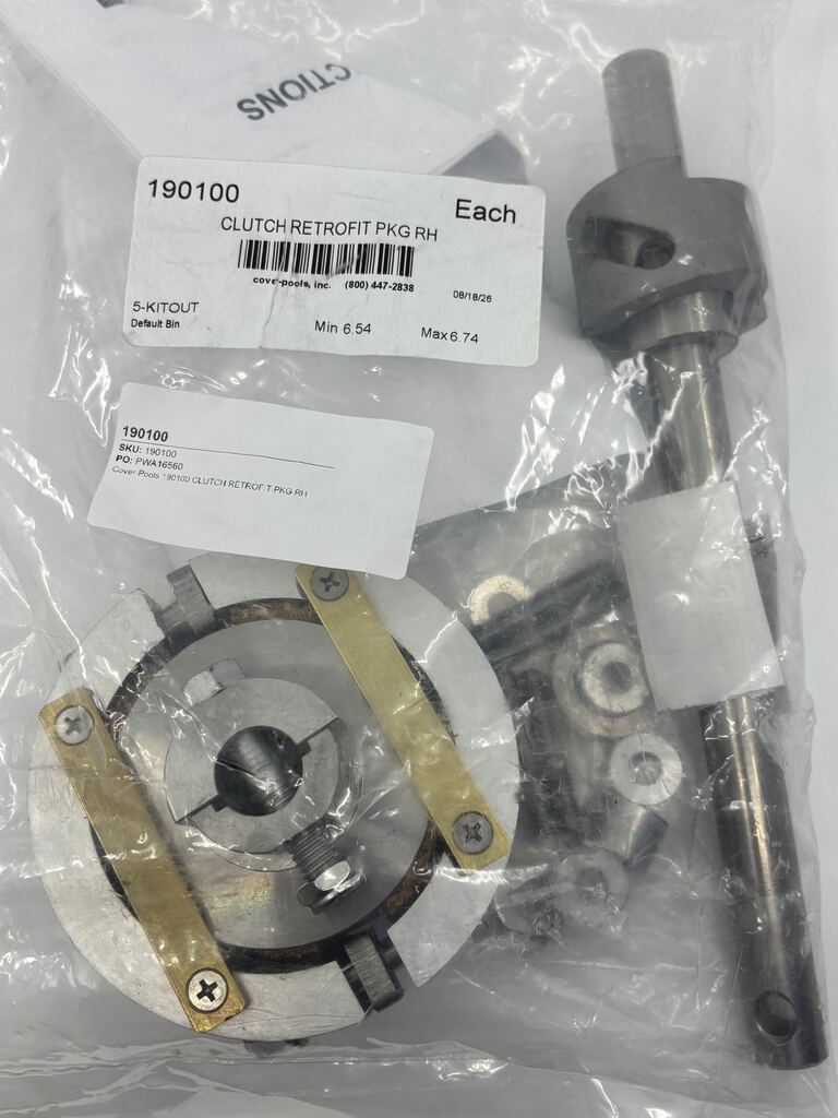 Cover-Pools 190100 Cover-Pools Clutch Retrofit Package Right Hand