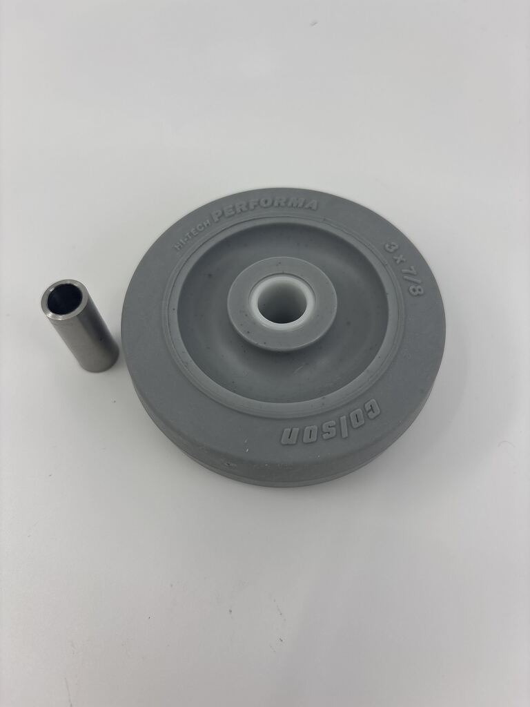 Cover-Pools 080116 Gray Wheel 3 with Bushing for Pool Covers