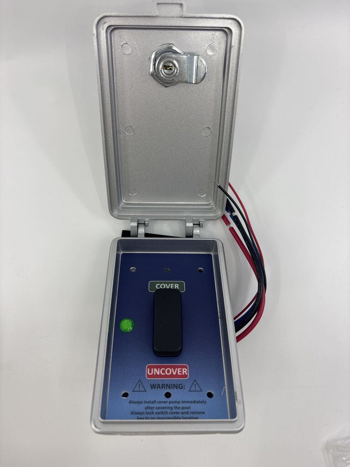 Coverstar Central A0628 3 Wire Rocker Control Switch Assembly with Locking Cover - 110V