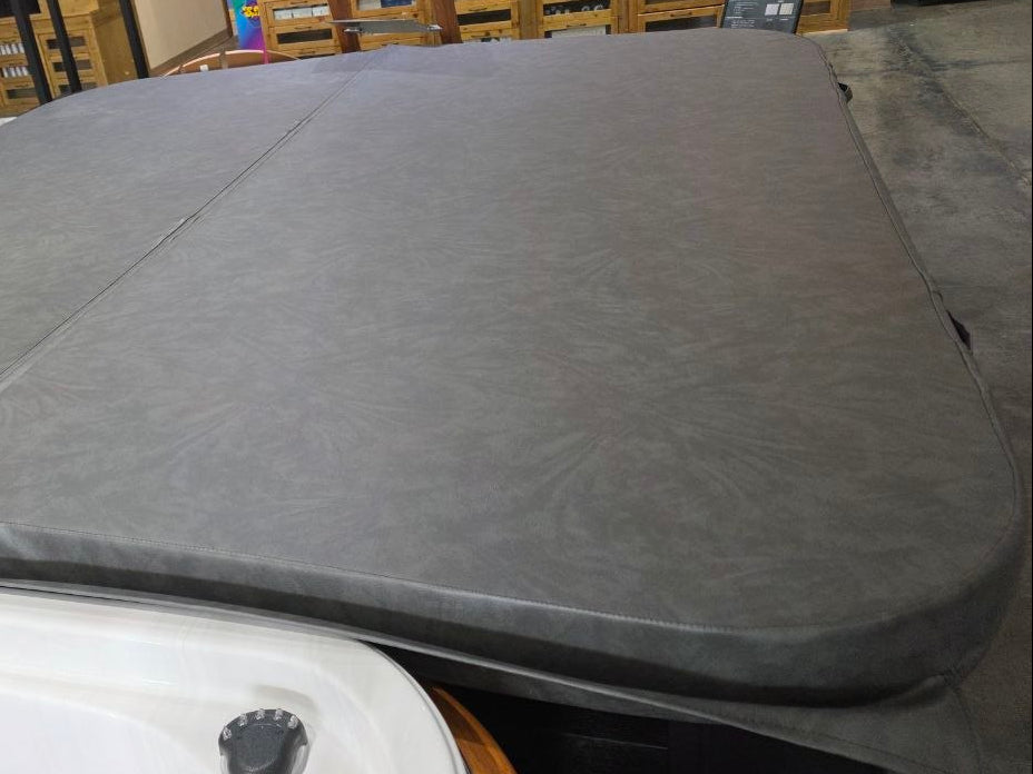Custom Built Hot Tub Cover 92"x91" Grey Vinyl CSC-92X91GRY