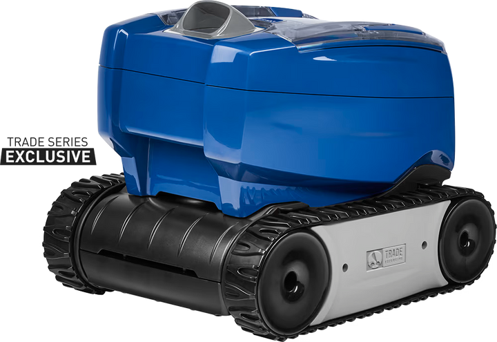 Polaris 7240 Sport rear three-quarter view showing tracks and the canister handle