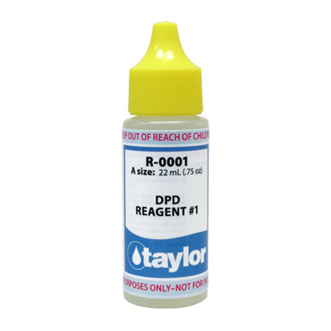 Taylor R-0001-A DPD Reagent #1, .75 oz, Dropper Bottle