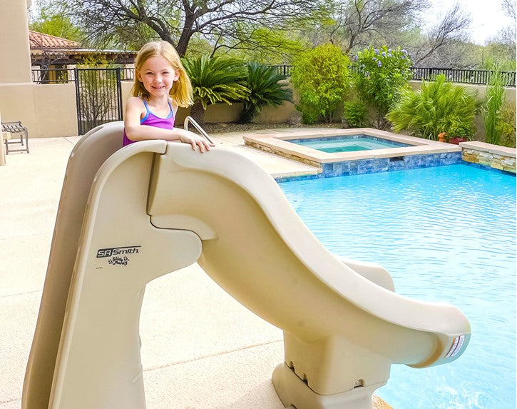 SR SMITH SlideAway Removable Pool Slide