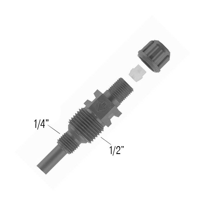 Stenner Santoprene Replacement Injection Duckbill Check Valve - 1/4" | UCDBINJ