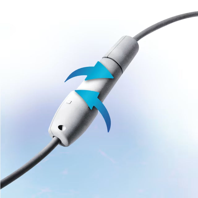 Tangle-reducing cable swivel on the Polaris ALPHA iQ robotic pool cleaner