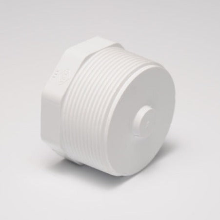 Dura Plastics 450-007 PVC Fitting .75" Male Pipe Thread Sch40 PVC Plug