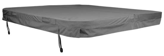 Arctic Spa Cover, 7' Weather Shield 5X4" 86x86" Grey Purchased w/Spa