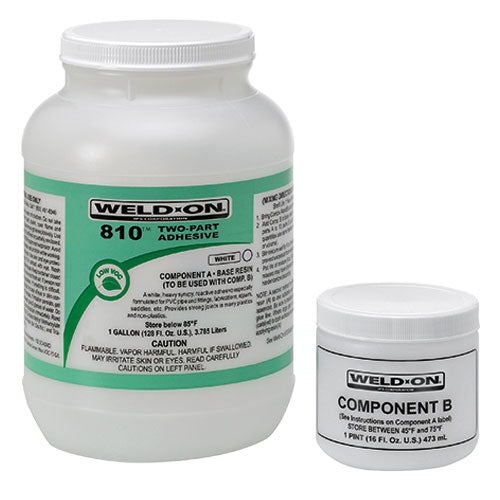 IPS Corp. 10811 Weld-On 810 Base Resin A & Component B, Crack Repair Kit, 1qt