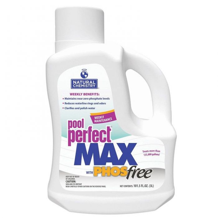 Natural Chemistry Pool Perfect MAX w/Phosfree, Weekly Phos Remover, Enzyme, Clarifier