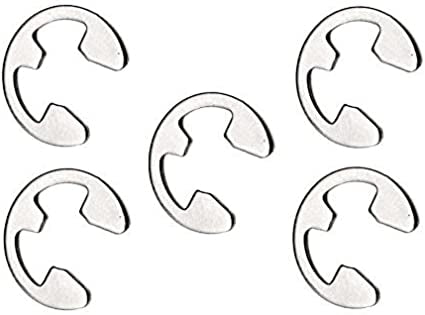 Polaris 9-100-5107 E-clip Stainless Steel 380/360/ATV 5 pack