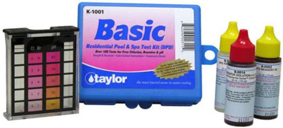 K-1001 Taylor 3-Way Residential Test Kit for Free Chlorine, Bromine, pH (DPD)