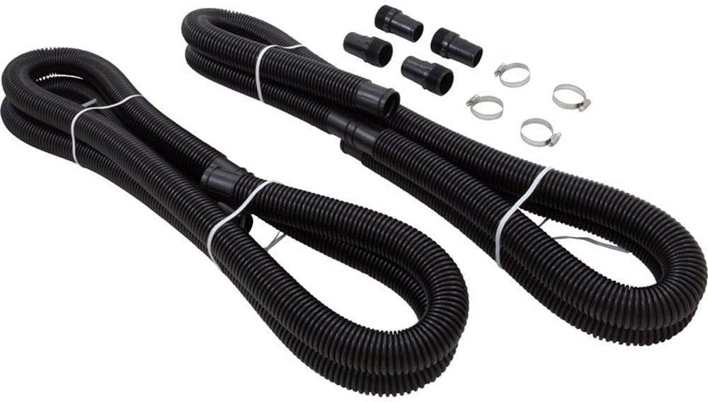 155005 Pentair 12'x1.5" Hoses Replacement Kit Inc. Male Fittings & Hose Clamps