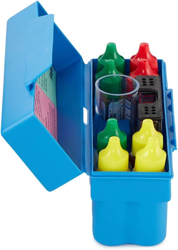 Taylor K-1005 9-Way Test Kit Free & Total Chl, Brom, pH (acid & base demand) Alk, Hard, CYA