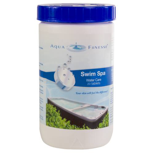 956317  -  AquaFinesse Biofilm Reducer, Swim Spa Water Care Tabs, 20 Tab Bottle