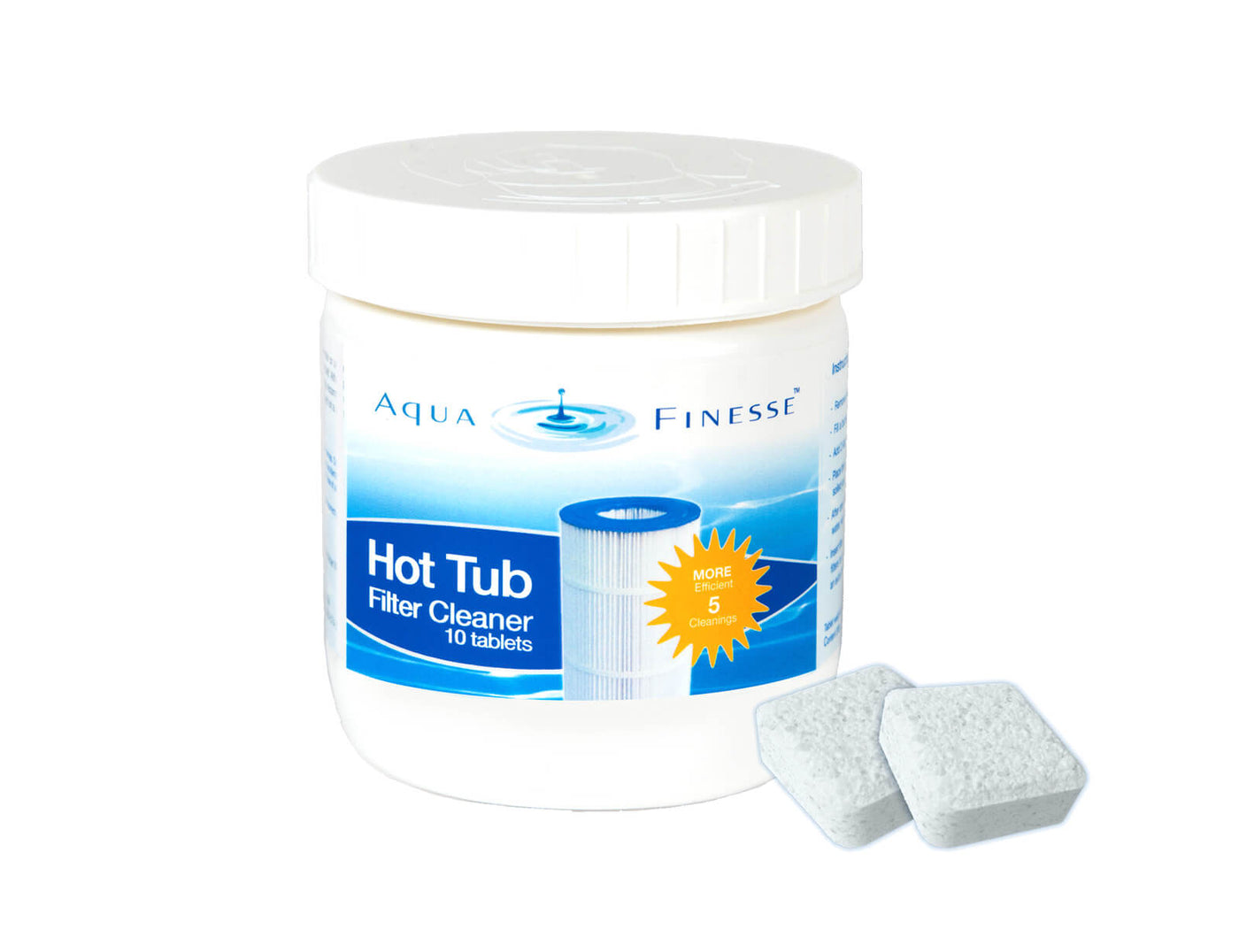 956316  -  AquaFinesse Spa Filter Cleaner - 10 Tabs