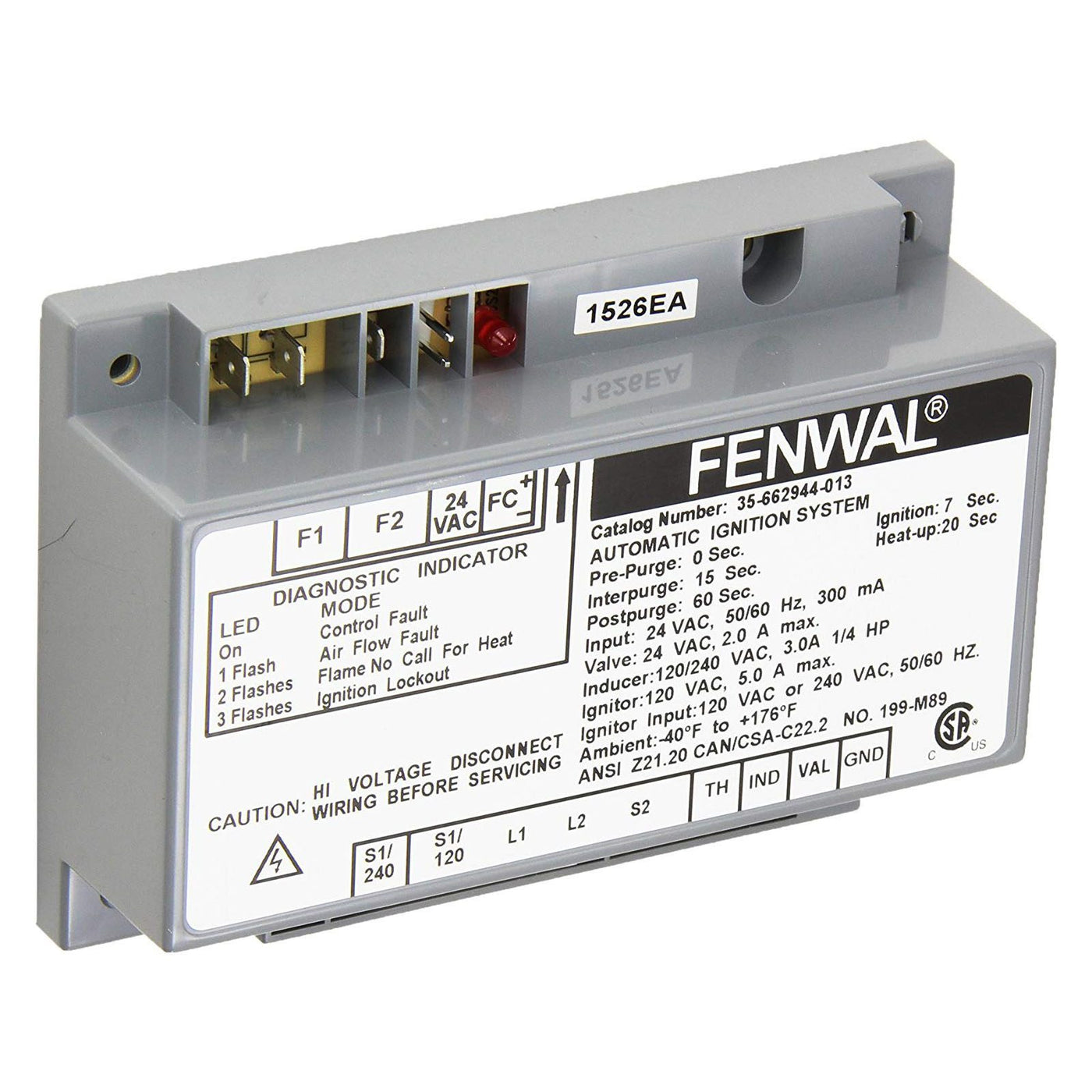 Pentair 42001-0052S Master/Max-E Ignition Control Module