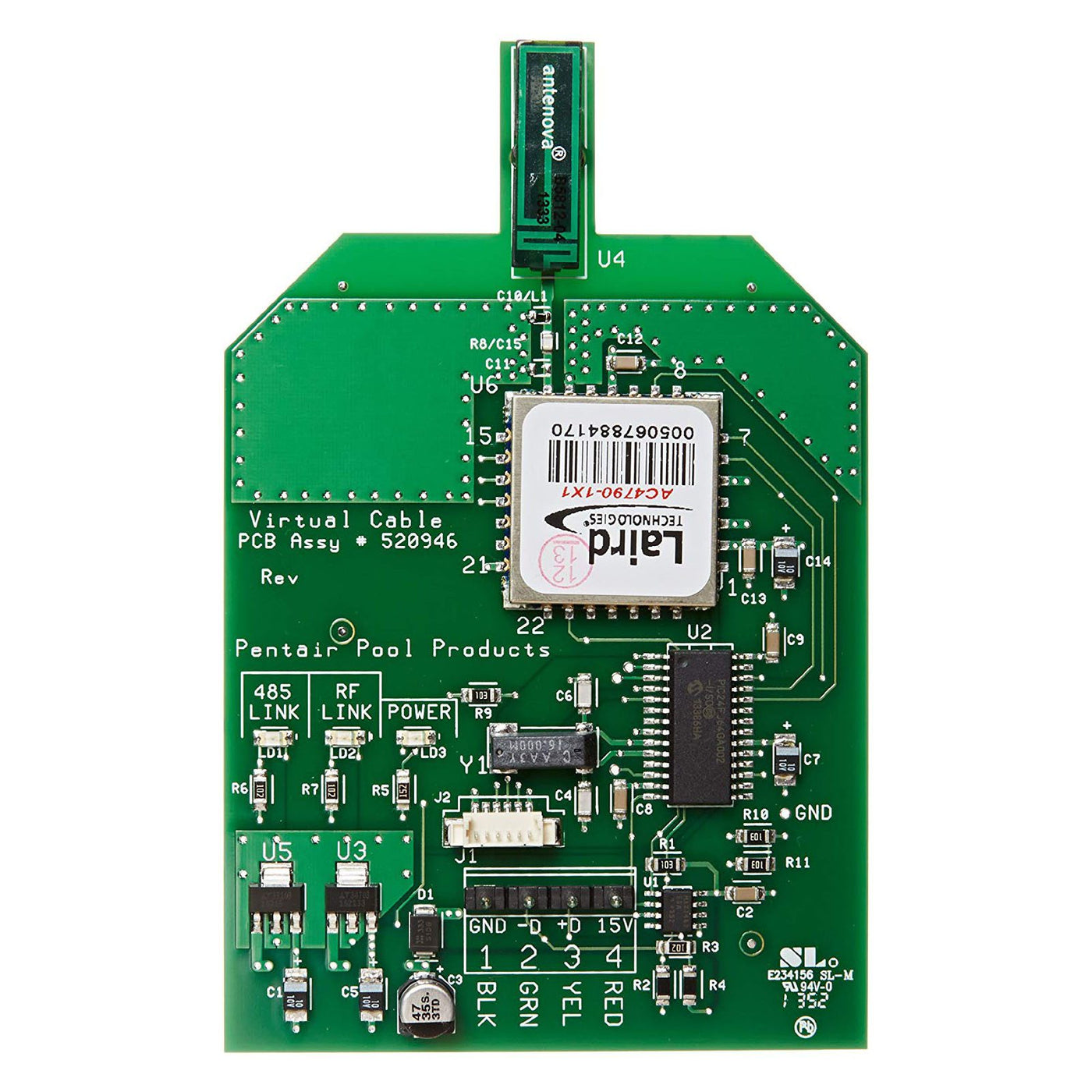 Pentair 520946Z MobileTouch Transceiver Circuit Board